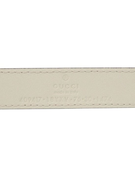 Gucci Double Leather 75 30 White main image 4